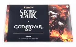 MTG Secret Lair x God of War Greek NEW SEALED Traditional Foil Pack Playstation - Image 1