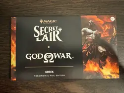 MTG Secret Lair God Of War Greek Traditional Foil Sealed - Image 1