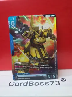 🔥 The-O Gundam Card Game . Steel Requiem GD03-002 LR - Image 1