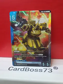 🔥 The-O Gundam Card Game . Steel Requiem GD03-002 LR - Image 4