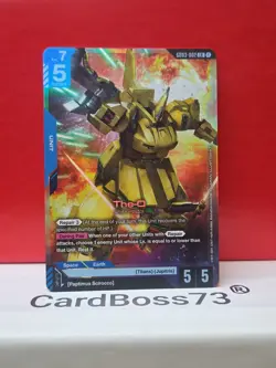 🔥 The-O Gundam Card Game . Steel Requiem GD03-002 LR - Image 5
