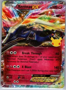 Xerneas EX 97/146 Celebrations: Classic Collection - Pokemon Card - NM - Image 1
