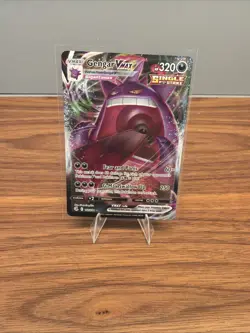 Pokemon TCG Gengar VMAX 157/264 Fusion Strike Ultra Rare Full Art Holo Card - Image 2