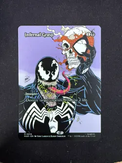 Infernal Grasp (BORDERLESS) Marvel's Spider-Man - Magic/MTG - Image 1