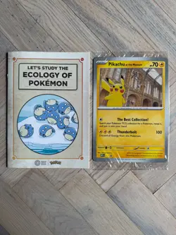 NEW Pikachu At The museum Promo Sealed Pokemon x National History Museum NHM - Image 1