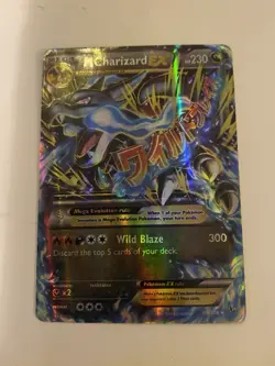 Pokemon TCG Mega M Charizard EX Flashfire 69/106 XY 2014 Near Mint Condition - Image 1