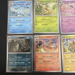 Pokemon TCG Prismatic Evolutions Costco Mini Tin Cosmos Promo Cards Set Of 8 - Image 2
