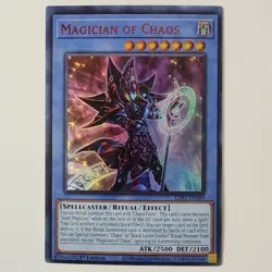 Magician of Chaos (Red) - LDS3-EN089 - NM/VLP - Ultra rare - 1st ed - Yugioh - Image 1