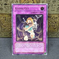 Yugioh Karma Cut SOI-EN053 Ultimate Rare NM - Image 1