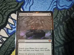 MTG Demonic Tutor Commander Masters 0150 Regular Mythic - Image 2