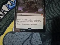 MTG Demonic Tutor Commander Masters 0150 Regular Mythic - Image 3