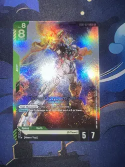 Wing Gundam Zero GD01-024 Newtype Rising Gundam Card Game TCG NM LR Foil - Image 1