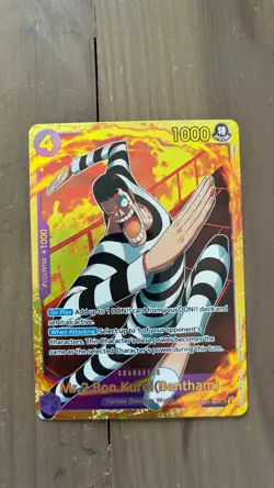 Mr.2.Bon.Kurei Bentham EB01-061 PRB-02 The Best Vol 2 One Piece SECRET RARE A⚓📈 - Image 1