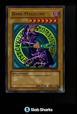 2002 YU-GI-OH! STARTER DECK: YUGI #SDY-006 DARK MAGICIAN HOLO ULTRA RARE - Image 1
