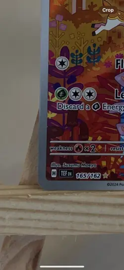 Pokemon Deerling TCG Full Art Holo Card 165/162 Temporal Forces Illustration - Image 5