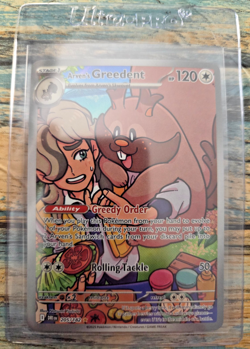 2025 Pokemon SV Destined Rivals DRI EN Arven's Greedent #205/182 - Image 1