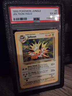 Jolteon Holo 4/64 PSA 6 EX-MINT 1999 Jungle Set Pokemon Card WOTC Vintage - Image 1