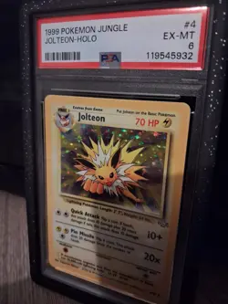 Jolteon Holo 4/64 PSA 6 EX-MINT 1999 Jungle Set Pokemon Card WOTC Vintage - Image 2