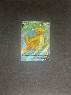 Dragonite V (Full Art) 076/078 Pokemon GO Pokemon Card Holo Near Mint Condition - Image 1