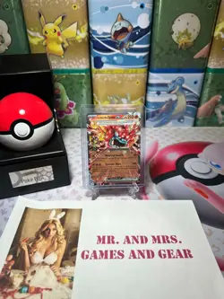 NM Pokemon Twilight Masquerade Hearthflame Mask Ogerpon EX Double Rare 040/167 - Image 1