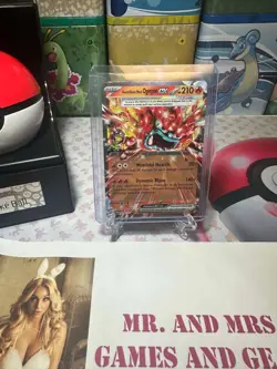 NM Pokemon Twilight Masquerade Hearthflame Mask Ogerpon EX Double Rare 040/167 - Image 2