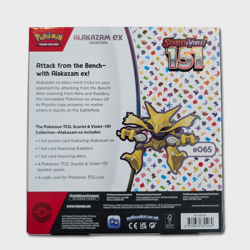 Pokemon TCG 151 Alakazam ex Box Scarlet Violet NEW Sealed Trading Card Game - Image 2