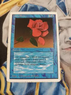 Mana Short MTG Unlimited Rare Blue Instant Heavily Played x1 GG1 - Image 1