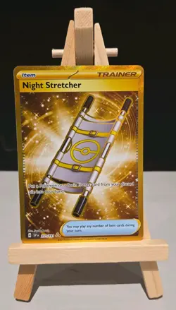 Pokemon TCG Night Stretcher Gold Hyper Rare Card 251/191 Surging Sparks - Image 1