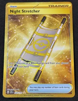 Pokemon Night Stretcher 251/191 Surging Sparks Gold Hyper Rare Card Fast Ship - Image 1