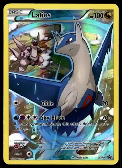 Latios XY79 XY Full Art Black Star Promo Holo Pokemon Card NM - Image 1