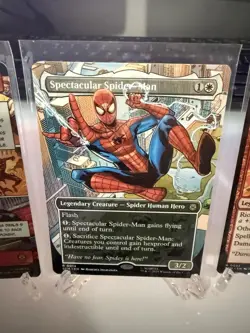 Magic the gathering Spider-Man Rare Cards Lot Of 12 Cards. Borderless And More - Image 2