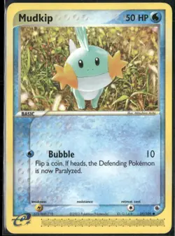 Mudkip 59/109 EX Ruby & Sapphire Pokemon English Card (MP) - Image 1