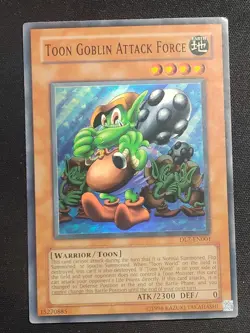 Toon Goblin Attack Force Yu-Gi-Oh Card Super Rare DL7-EN001 Lightly Played LP - Image 1