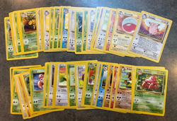 Pokemon Near Complete Jungle Unlimited Set 63/64 Cards Holos MP/HP Missing #3 - Image 3