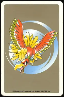UMBREON NO. 197 9 OF HEARTS POKEMON GOLD POKER CARD JAPANESE 1999 - Image 3