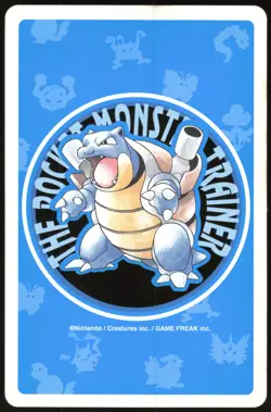 NINETALES NO. 038 KING OF CLUBS BLUE POCKET MONSTER POKER CARD POKEMON JAPANESE - Image 3