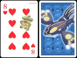 LUDICOLO NO. 272 8 OF HEARTS OMEGA SAPPHIRE POKER CARD POKEMON JAPANESE 2015 - Image 1