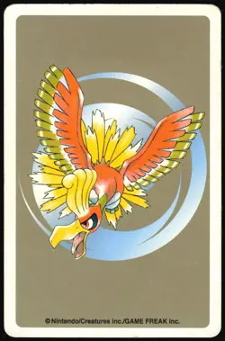 WOOPER NO. 194 QUEEN OF CLUBS POKEMON GOLD POKER CARD JAPANESE 1999 - Image 3
