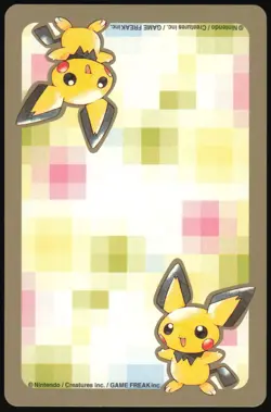 SHUCKLE NO. 213 8 OF HEARTS GOLD POKEMON POKER CARD JAPANESE 1999 - Image 3