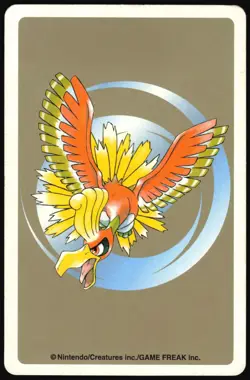 SHUCKLE NO. 213 10 OF CLUBS POKEMON GOLD POKER CARD JAPANESE 1999 - Image 3