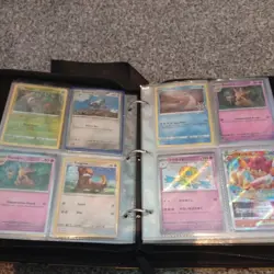 160 Pokemon Cards In Pikachu Binder Folder, Charizard, Mixed Joblot Bundle - Image 4