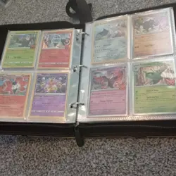 160 Pokemon Cards In Pikachu Binder Folder, Charizard, Mixed Joblot Bundle - Image 5
