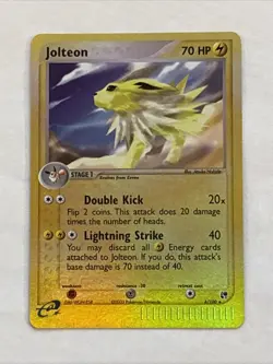 Jolteon 6/100 Sandstorm Reverse Holo Pokemon TCG Awesome Card. LP+ - Image 1