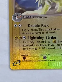 Jolteon 6/100 Sandstorm Reverse Holo Pokemon TCG Awesome Card. LP+ - Image 5