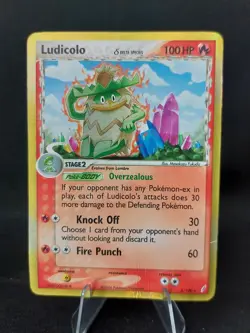 Ludicolo (Delta Species) 6/100 - Crystal Guardians Holo Pokemon TCG - HP/DMG - Image 1