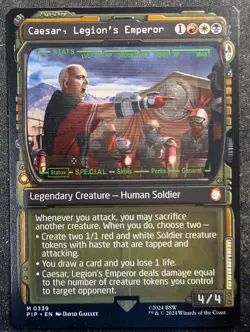Caesar, Legion's Emperor - Showcase - UB: Fallout (MTG) - Image 1