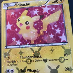 Pokemon TCG Cards Pikachu RC7/RC25 Radiant Collection Holo - Image 2