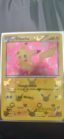 Pokemon Pikachu TCG Holo Card RC7/RC25 Legendary Treasures Radiant Collection - Image 1
