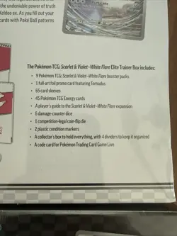 Lot of 2 - Pokemon ETB Black Bolt and White Flare Elite Trainer Box (SEALED) - Image 3