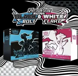 Pokemon Center Black Bolt & White Flare Elite Trainer Box ETB Set - SEALED ✅ - Image 1